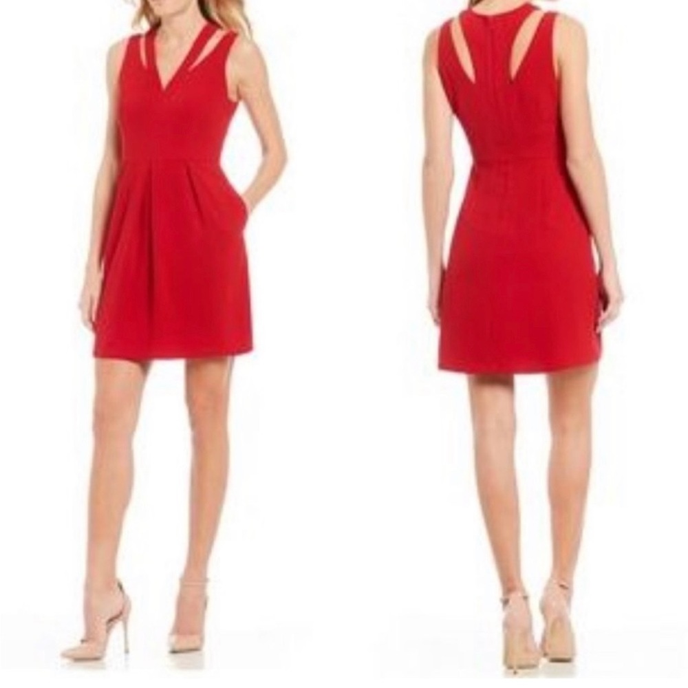 CeCe red dress size 12